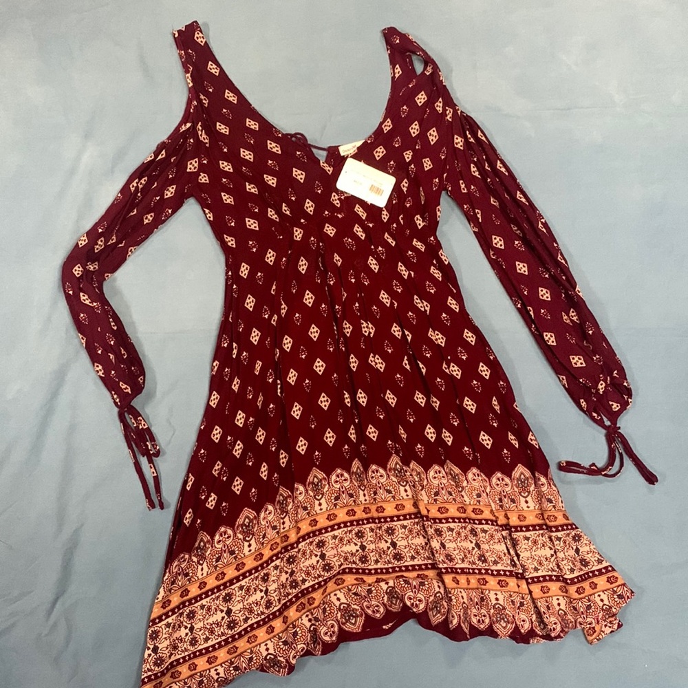 Maroon Dress NWT